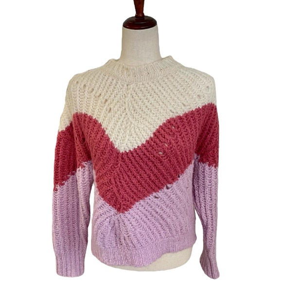 BA&SH Balmy Color-Block Sweater - Picture 2 of 16